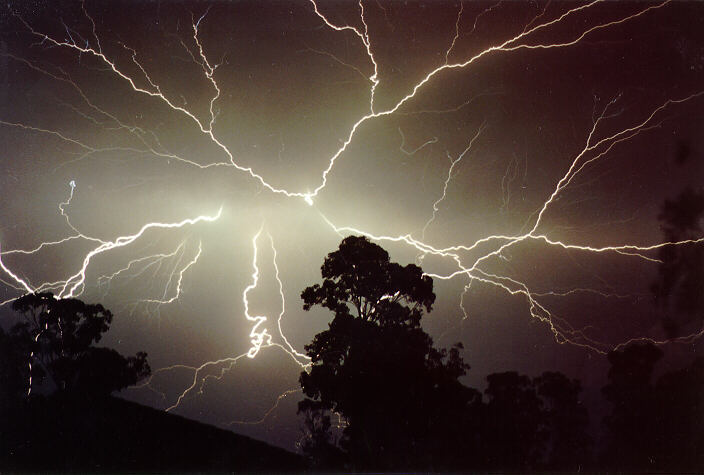 Picture of a lightning storm